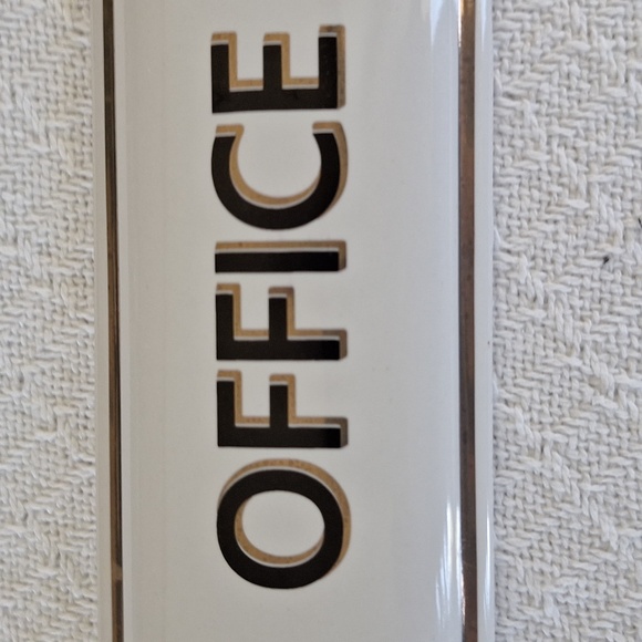 ✨️ Office door sign/wall plaque for work or home office. Ceramic. - Picture 10 of 11